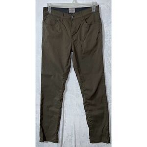 Weatherproof Vintage Men's Straight Fit Pants Green Size 32x32 5-Pocket